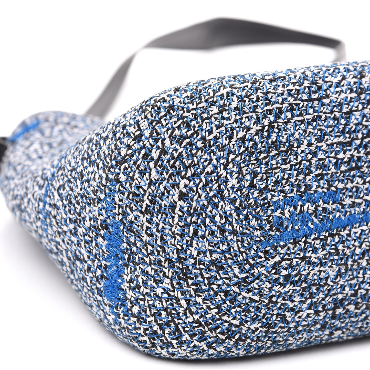 Tweed Toggle Convertible Tote Bleu