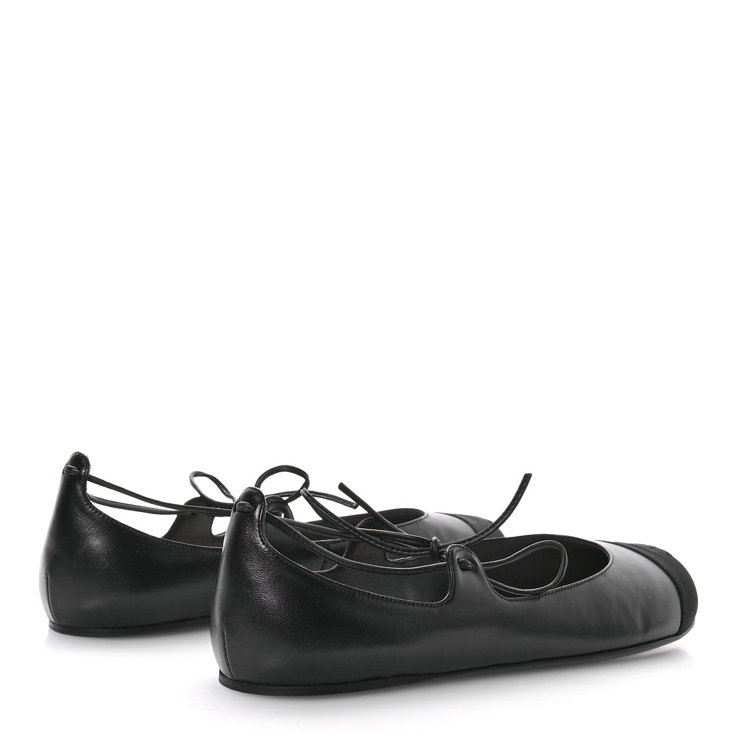Chanel Lambskin Grosgrain Mary Jane Flats 38.5 Black 5 of 9