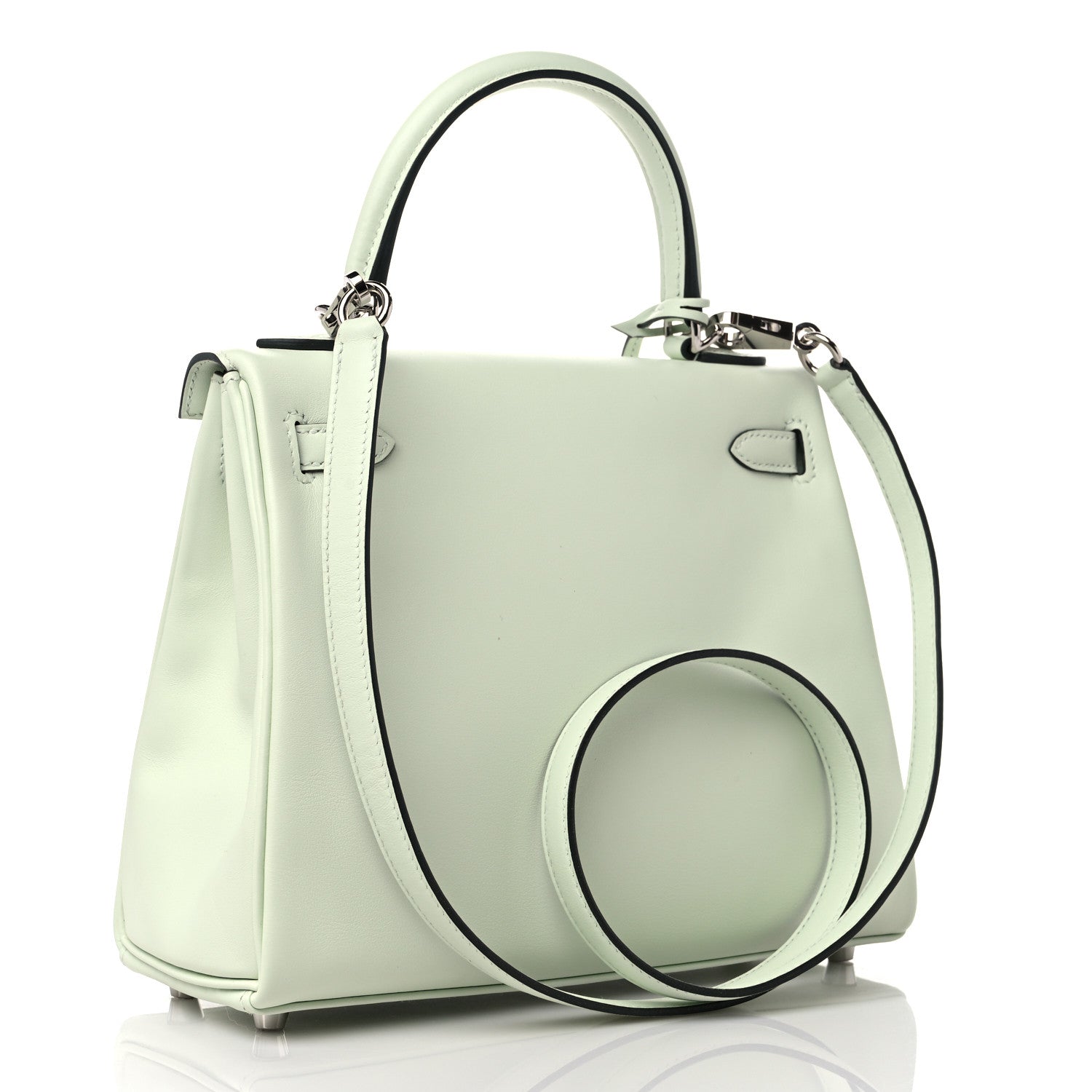 Hermes Swift Kelly Retourne 25 Vert Fizz 3 of 10