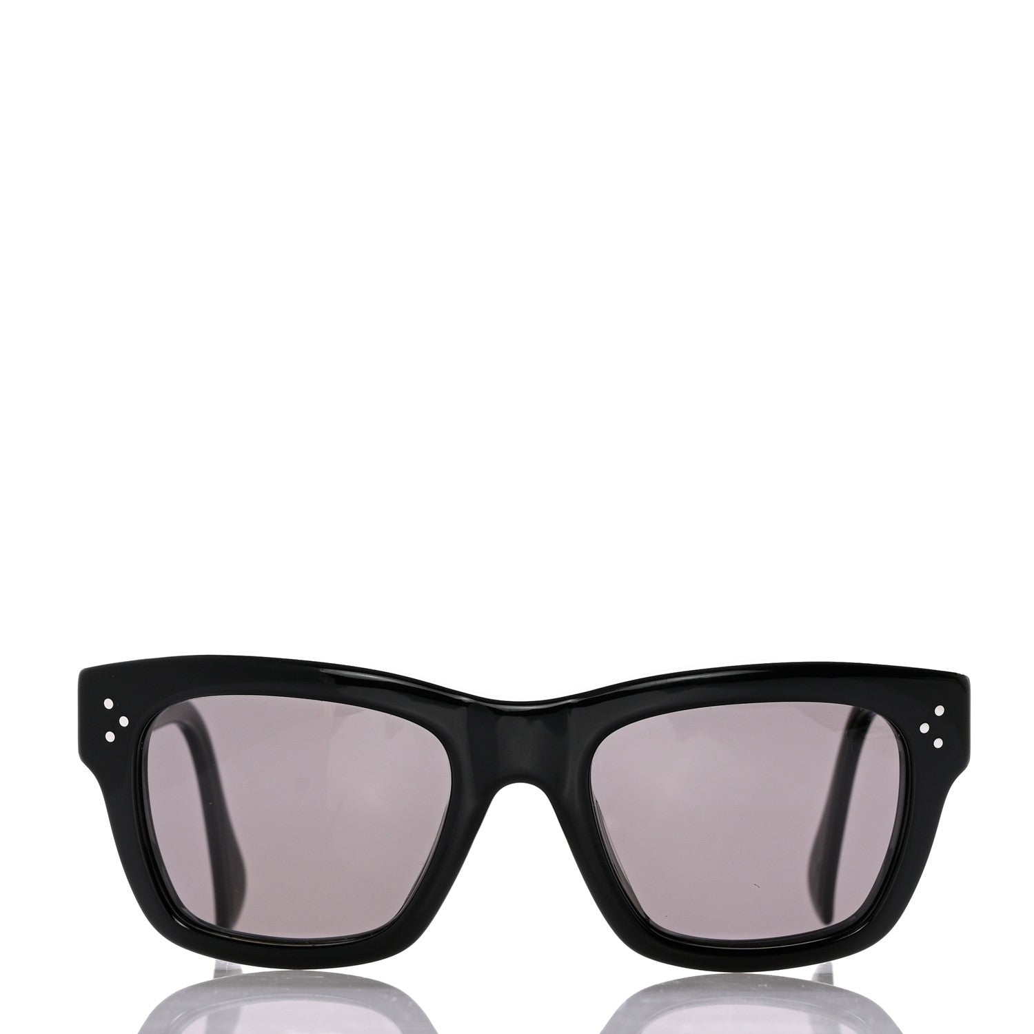 Celine Acetate Polarized Square Sunglasses CL 41732 Black 2 of 7