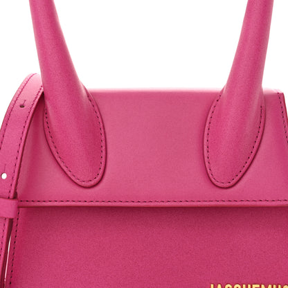 Jacquemus Calfskin Le Chiquito Moyen Dark Pink 8 of 10