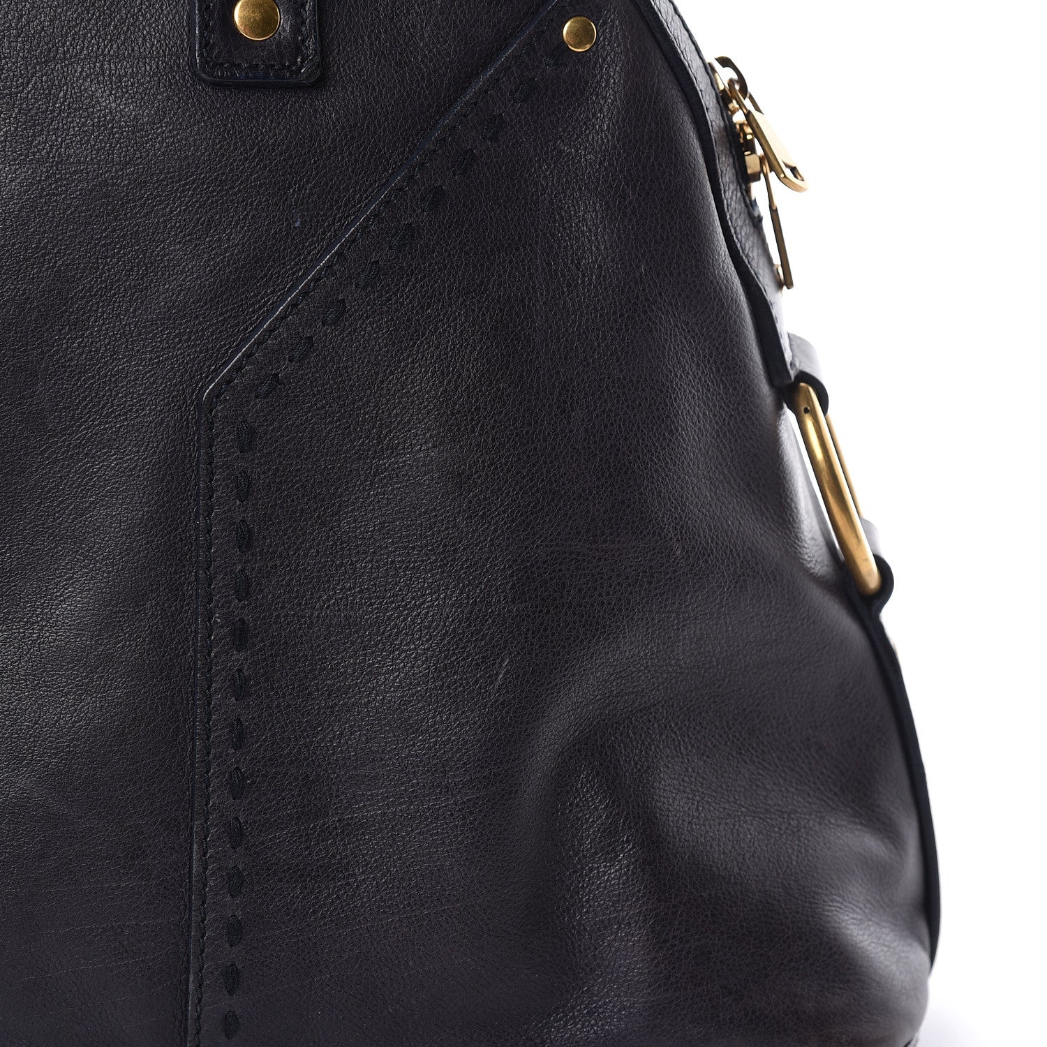 Saint Laurent Calfskin Large Muse Navy Blue 21 of 26