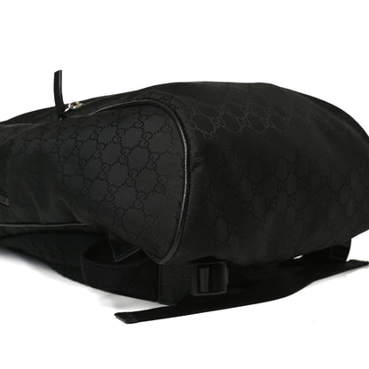 Gucci Nylon Monogram Slim Backpack Black 10 of 17