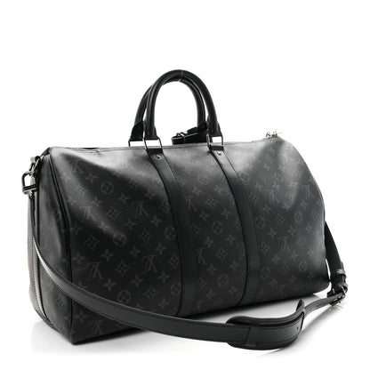 Louis Vuitton Monogram Eclipse Keepall Bandouliere 45 2 of 8