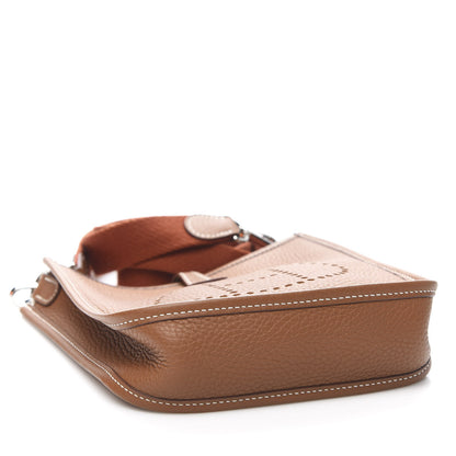 Hermes Taurillon Clemence Amazone Evelyne TPM Gold Cuivre 4 of 11
