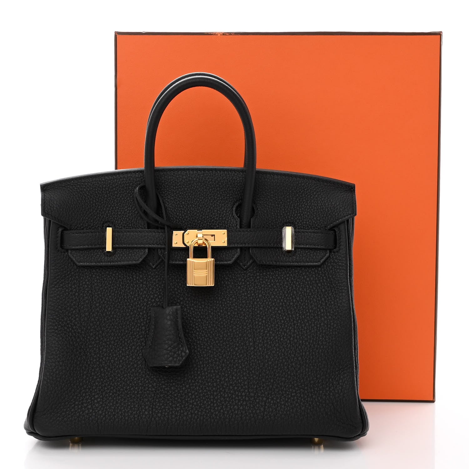 Hermes Togo Birkin 25 Black 11 of 11