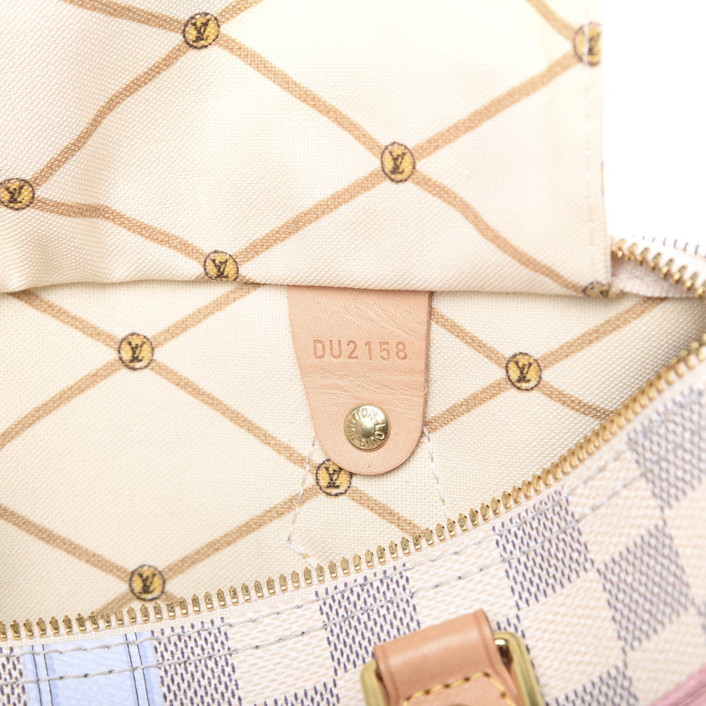 Damier Azur Summer Trunks Speedy Bandouliere 30