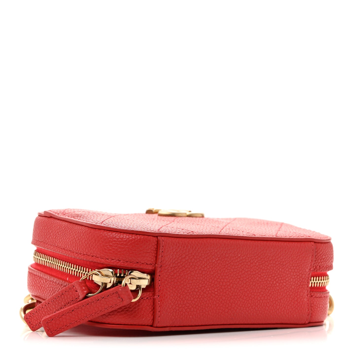 Caviar Quilted Waist Bag Red