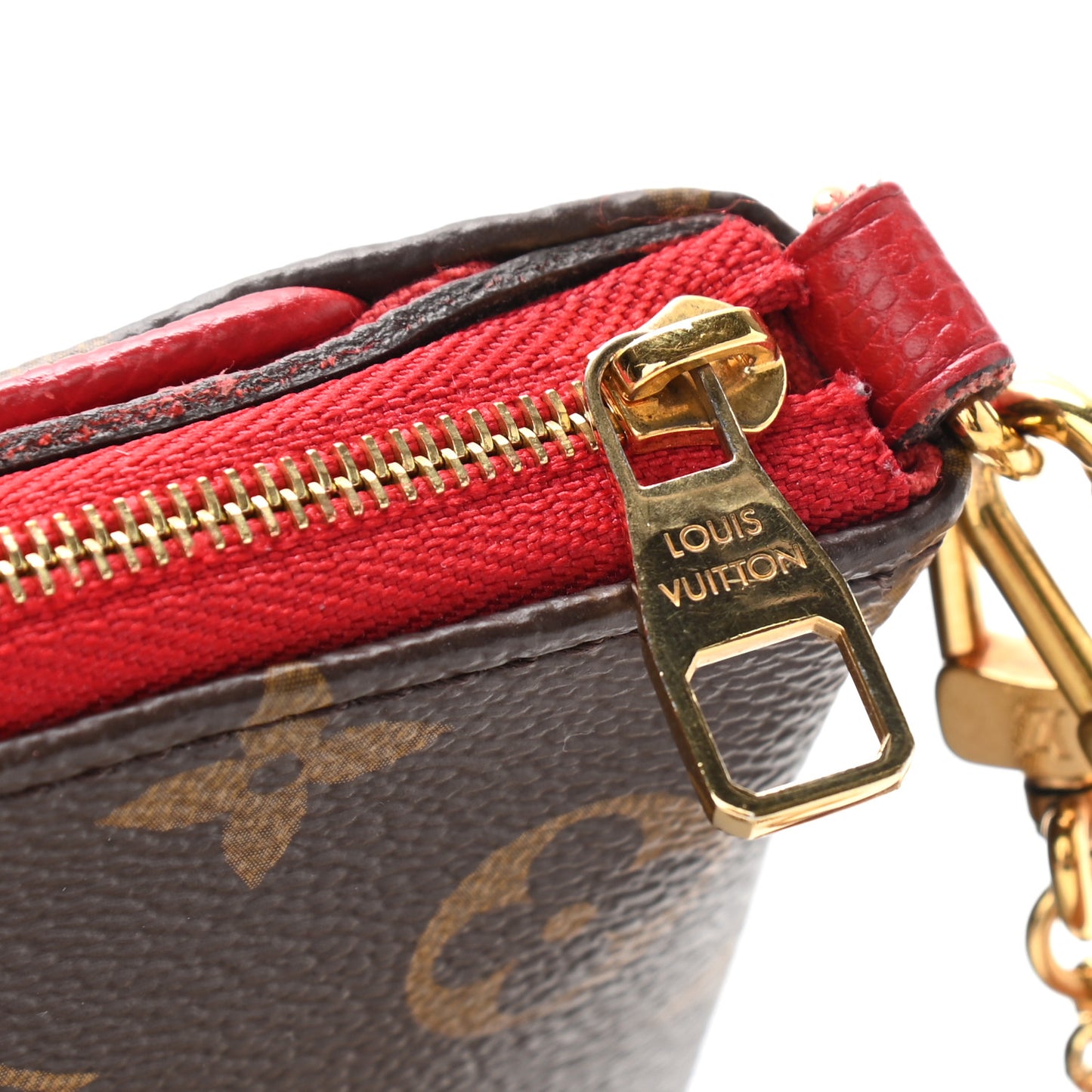 Monogram Pallas Clutch Cherry