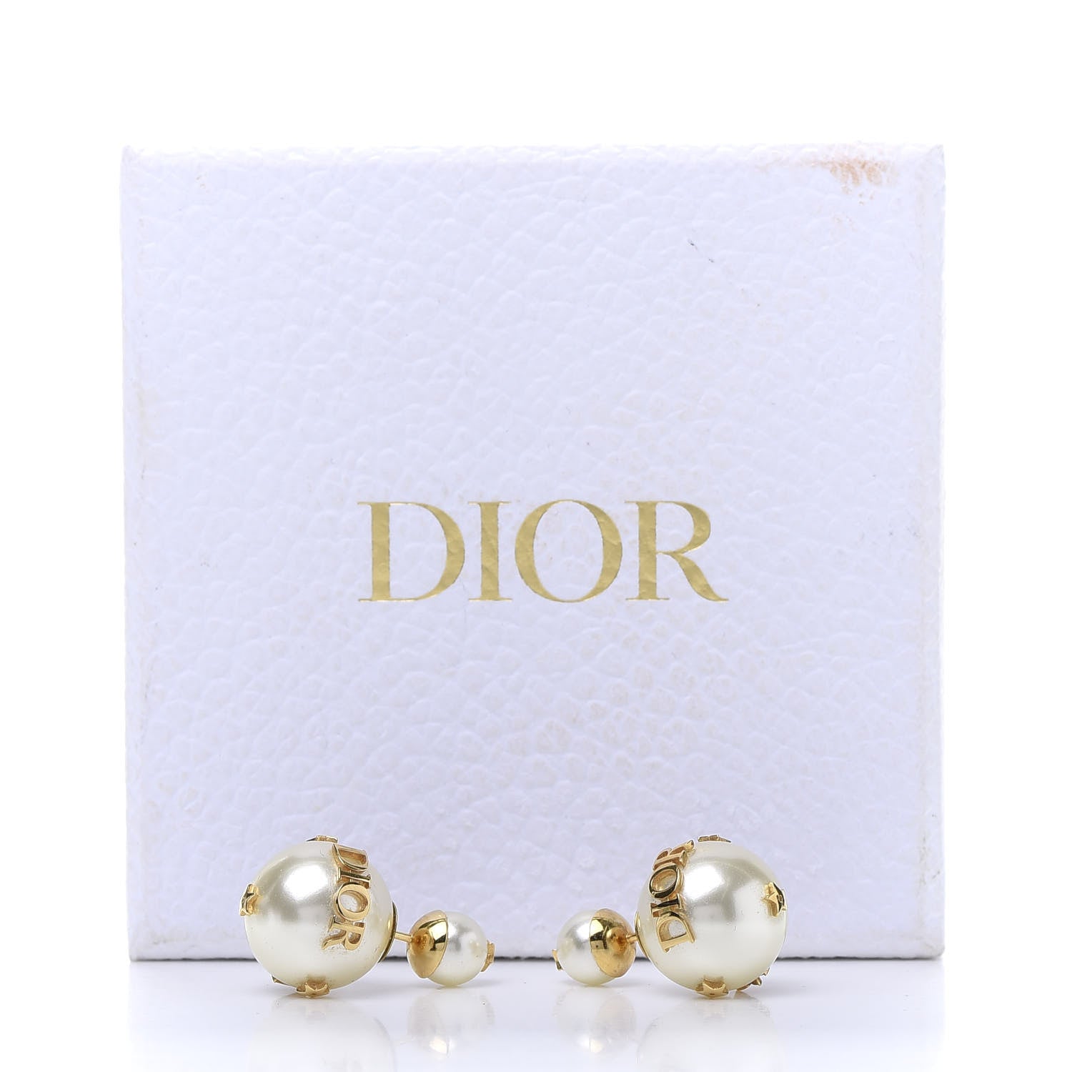 Christian Dior Pearl Mise En Dior Tribal Earrings Gold 5 of 5