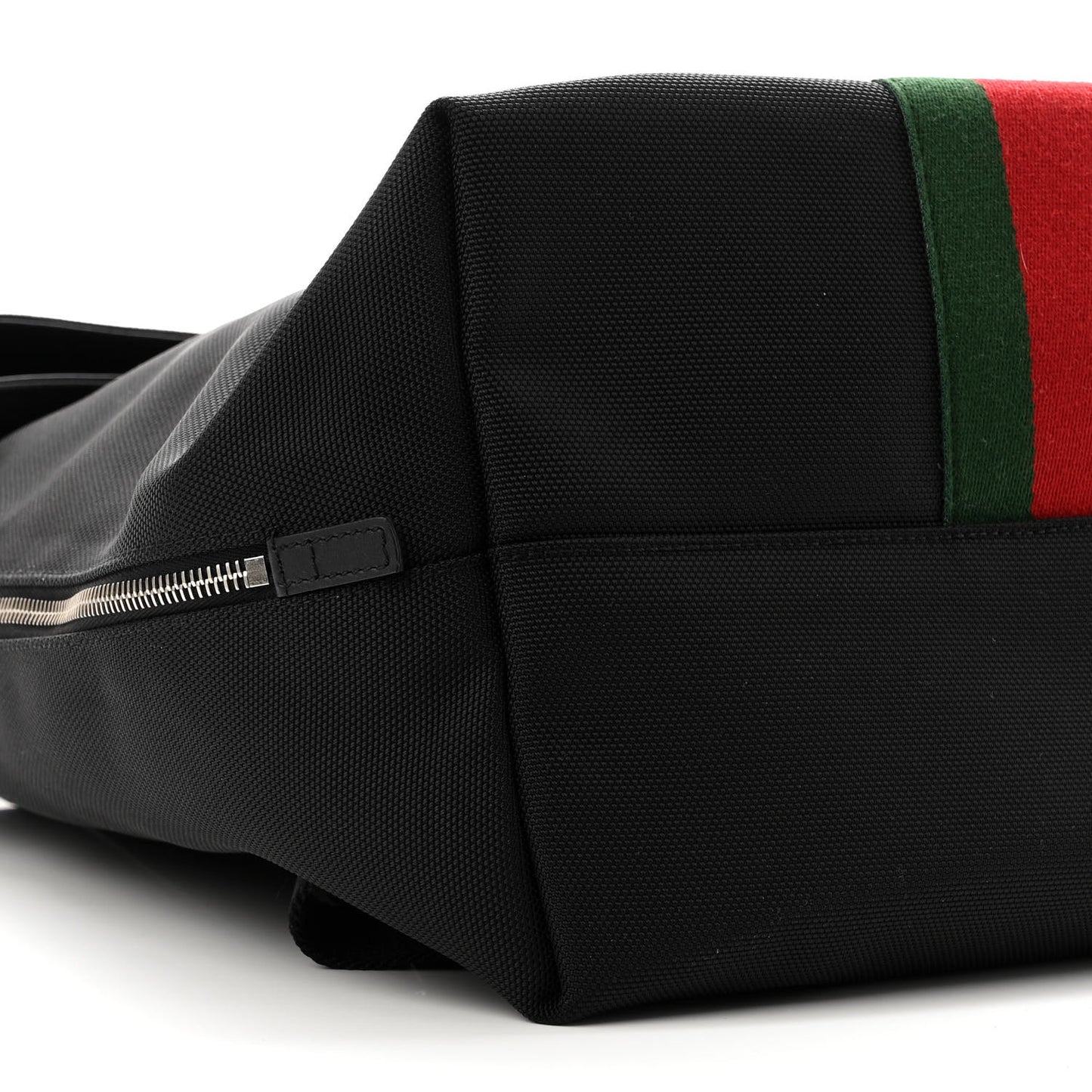 Techno Canvas Web Single Buckle Backpack Black