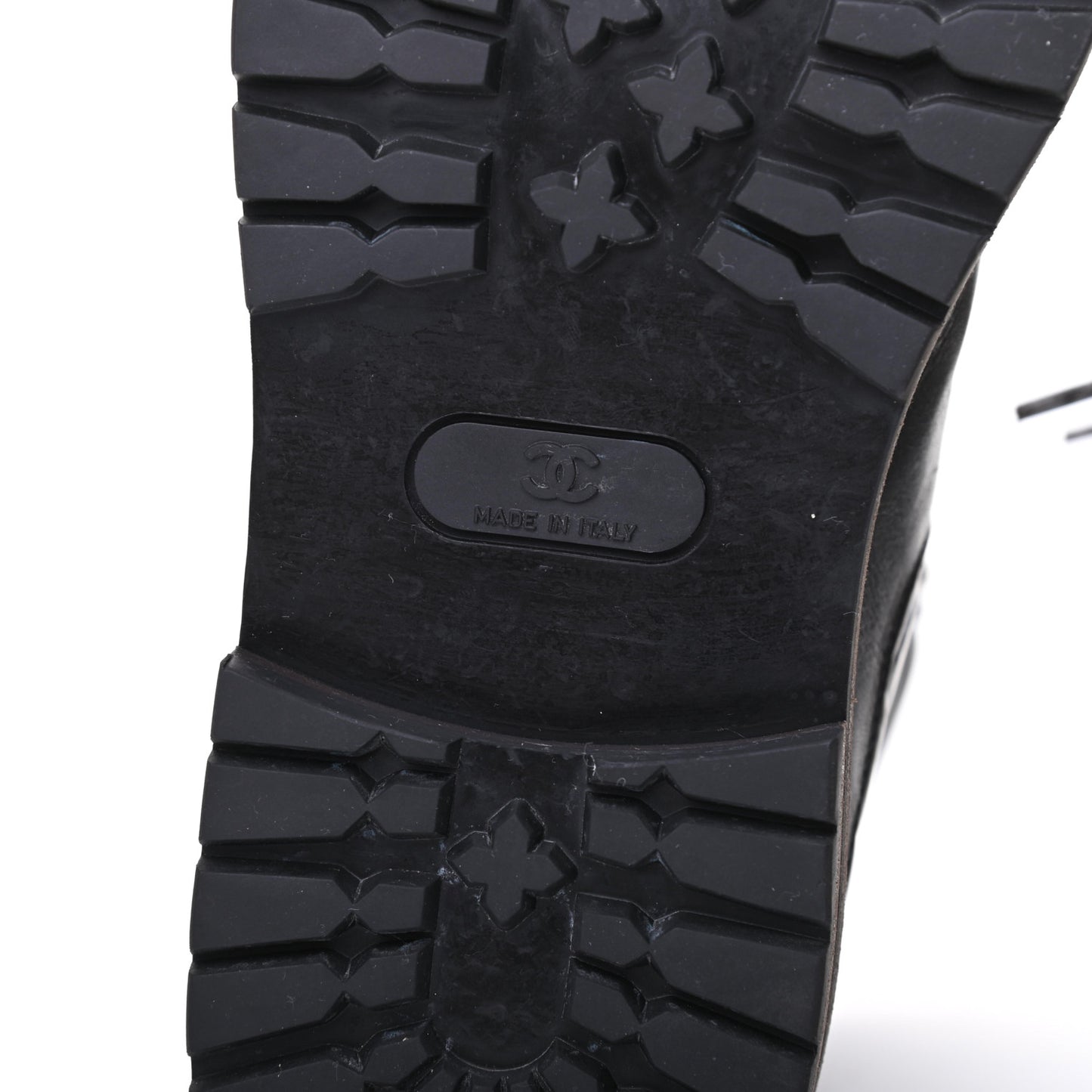 Lambskin Quilted Lace Up Boots 39.5 Grey