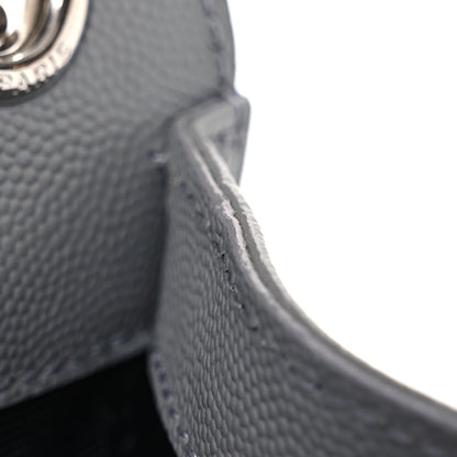 Saint Laurent Grain De Poudre Textured Mixed Matelasse Medium Triquilt Monogram Satchel New Stone 13 of 13