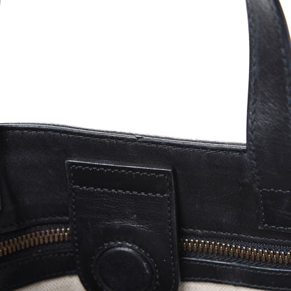 Gucci Soft GG Supreme Monogram Kingsnake Vertical Tote Black 14 of 16