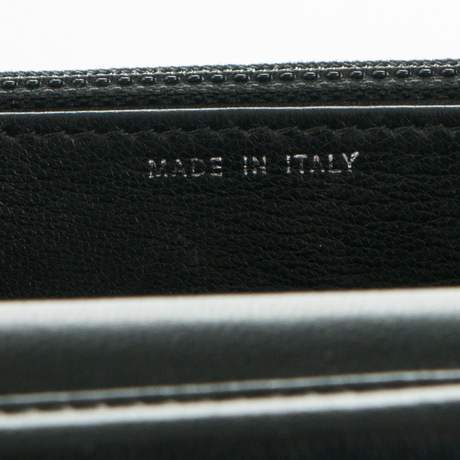 Chanel Lambskin Chevron Wallet On Chain WOC Black 7 of 9