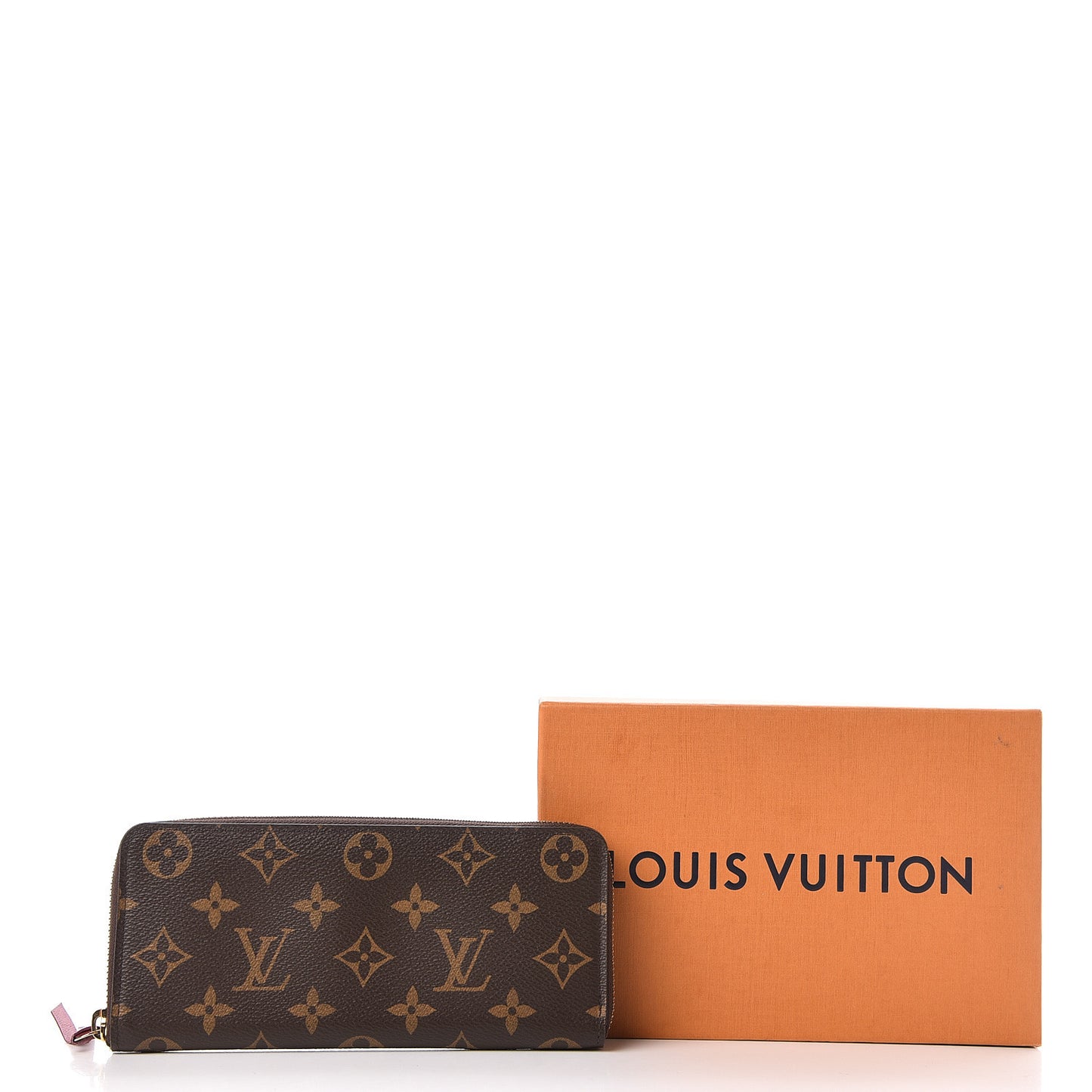 Monogram Clemence Wallet Fuchsia