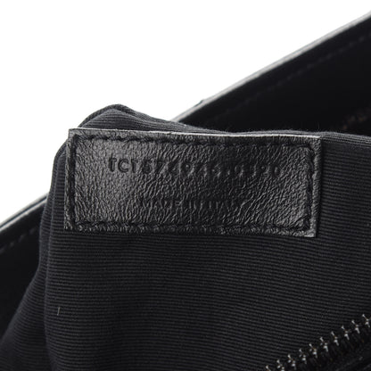 Saint Laurent Calfskin Y Quilted Monogram Medium Loulou Chain Satchel Black 7 of 9