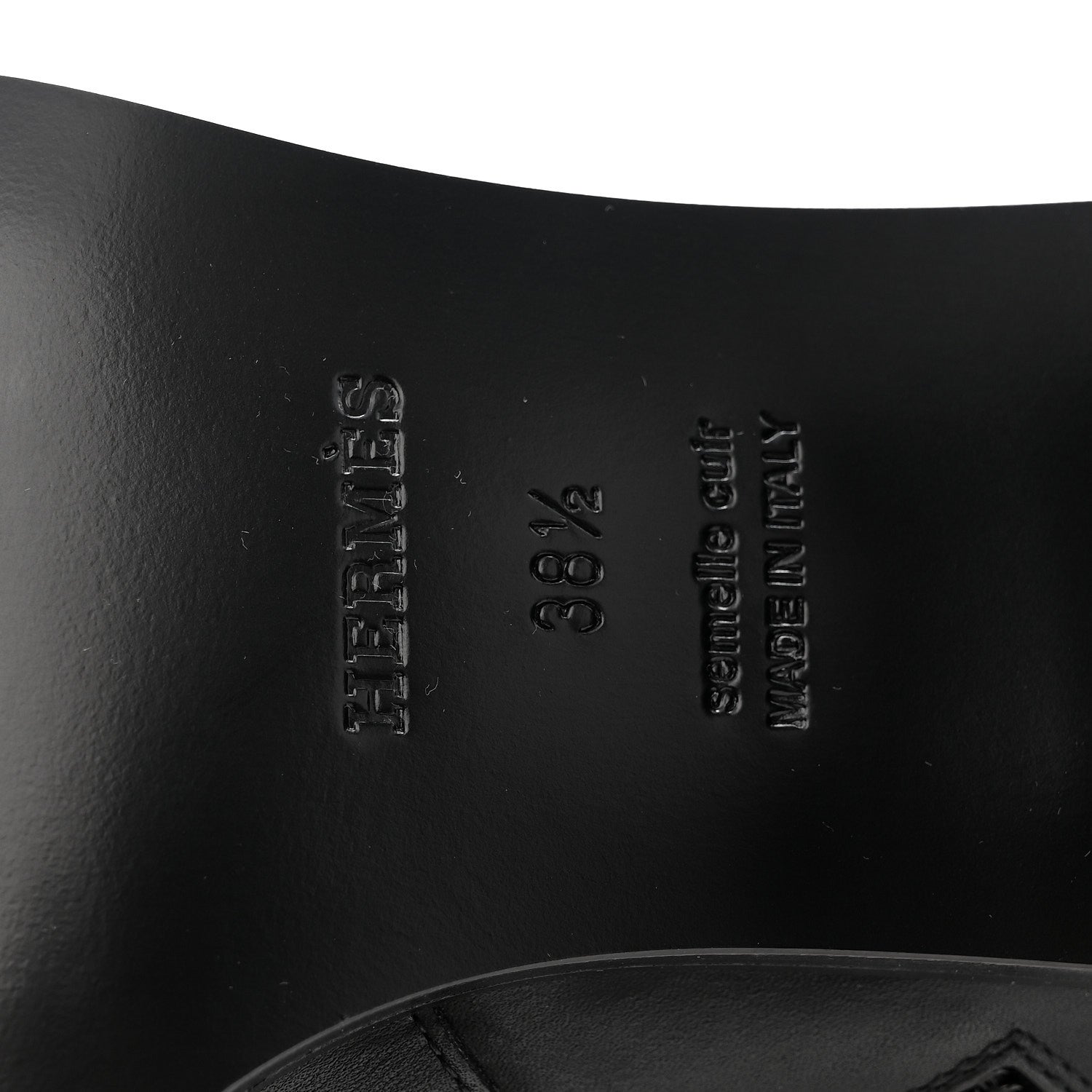 Hermes Calfskin Jill 60 Ankle Boots 38.5 Black 7 of 8