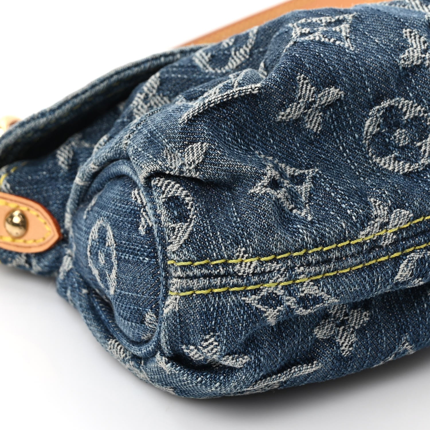 Louis Vuitton Monogram Denim Mini Pleaty Blue 7 of 8