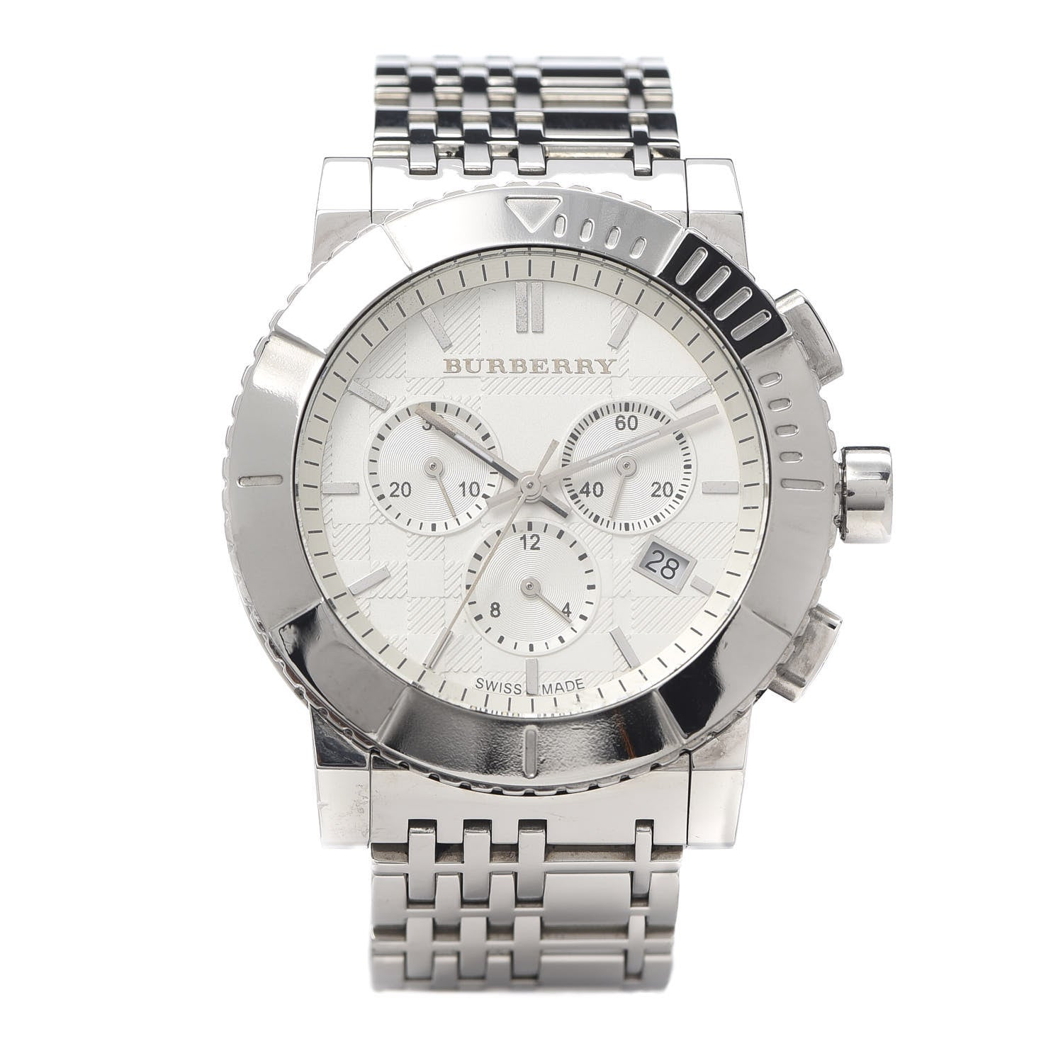 Burberry Stainless Steel 42mm Chronograph Quartz Watch BU2303 1 of 7