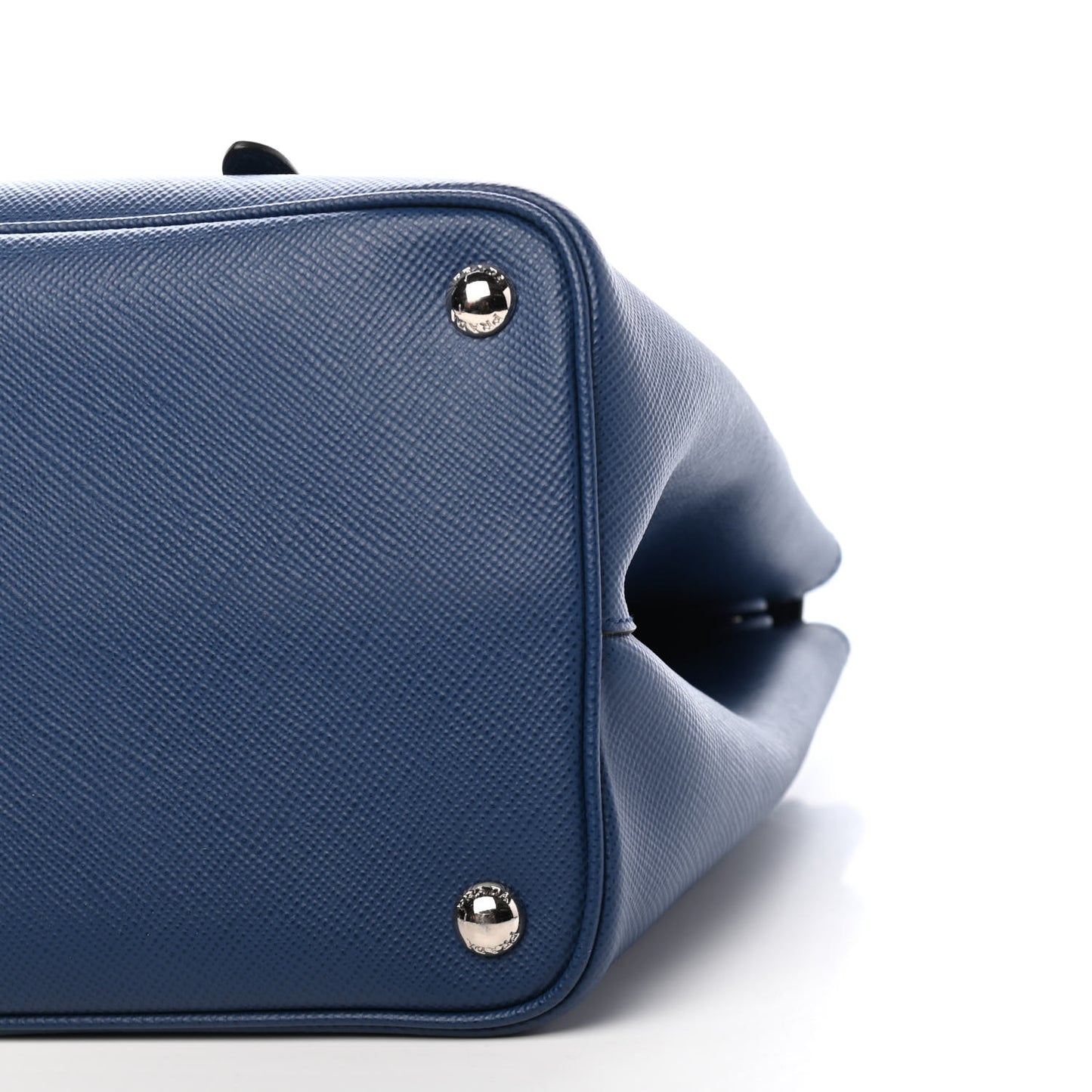 Saffiano Cuir Convertible Top Handle Tote Bleuette