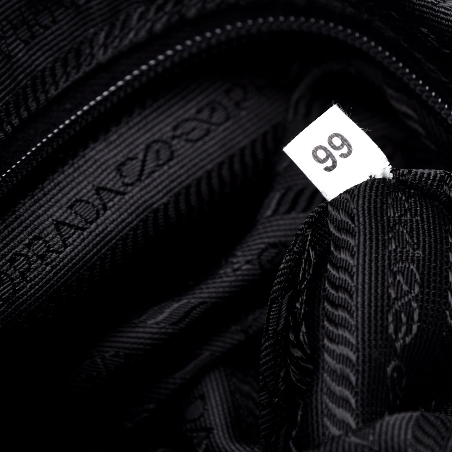 Prada Nylon Vela Messenger Bag Black 7 of 9