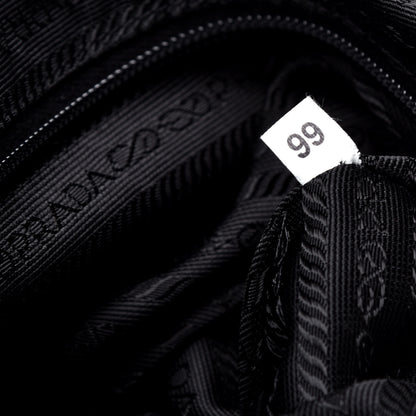 Prada Nylon Vela Messenger Bag Black 7 of 9