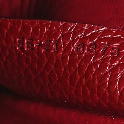 Salvatore Ferragamo Grained Calfskin Gancini Crossbody Flap Carmine 7 of 11