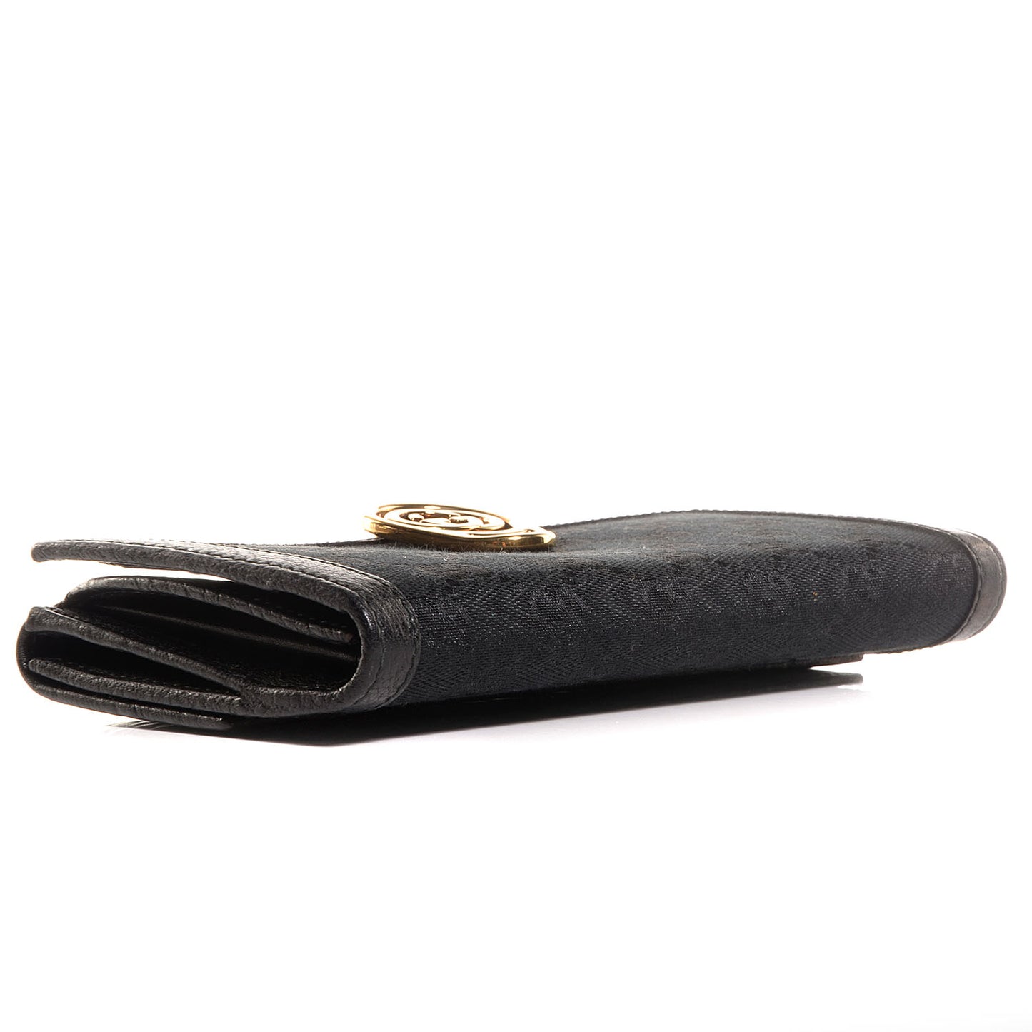Monogram Interlocking GG Continental Wallet Black