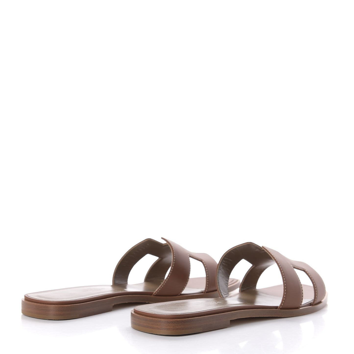 Box Calfskin Oran Sandals 39 Gold