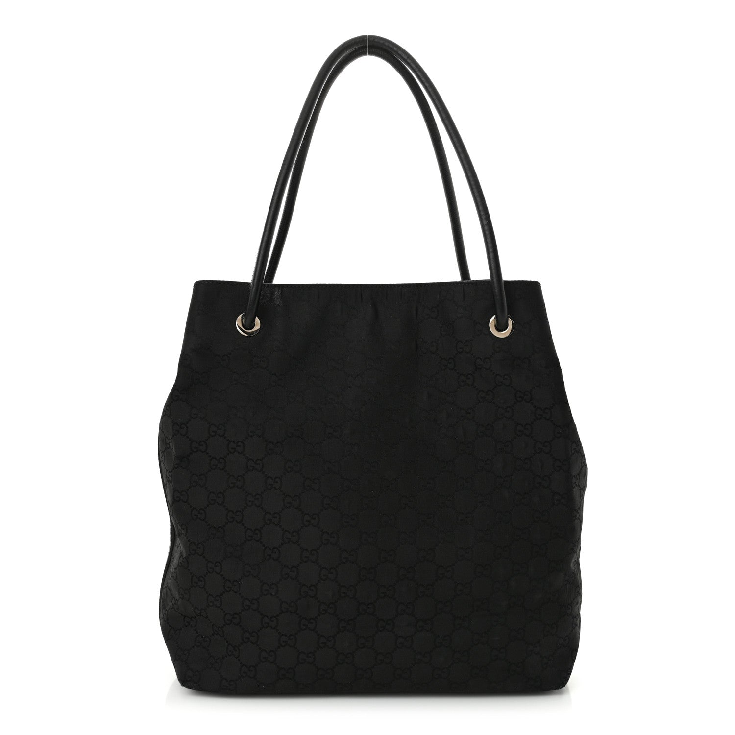 Gucci Canvas Monogram Gifford Shopping Tote Black 1 of 17
