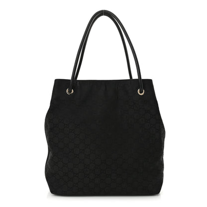Gucci Canvas Monogram Gifford Shopping Tote Black 1 of 17