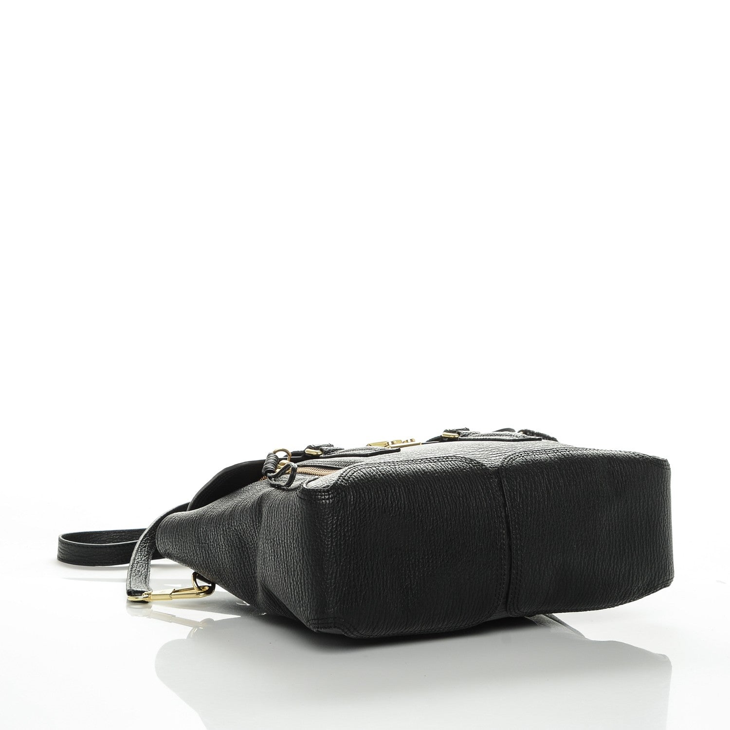 3.1 Phillip Lim 3.1 Textured Calfskin Medium Pashli Satchel Black 4 of 8