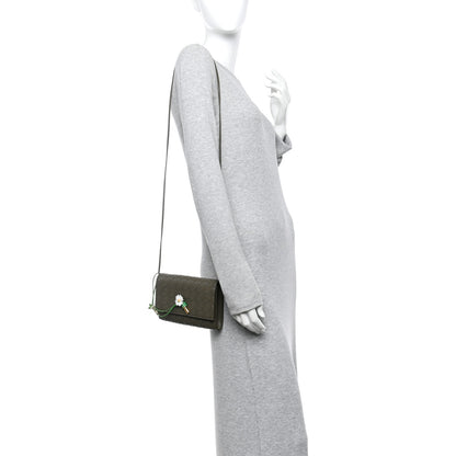 Bottega Veneta Nappa Enamel Intrecciato Daisy Andiamo Pouch Daisy Flow 2 of 9
