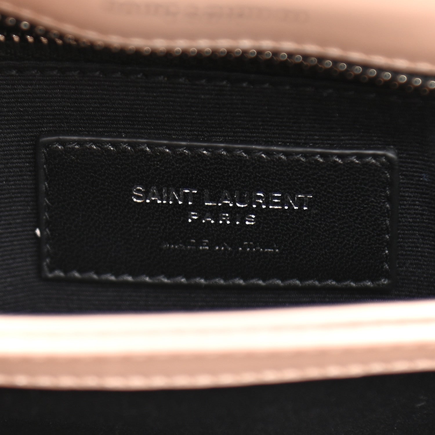 Saint Laurent Calfskin Y Quilted Monogram Toy Loulou Crossbody Bag Marble Pink 5 of 9