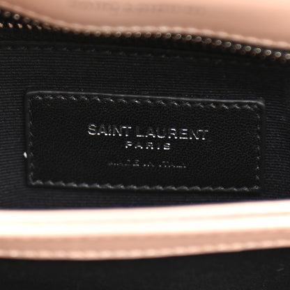 Saint Laurent Calfskin Y Quilted Monogram Toy Loulou Crossbody Bag Marble Pink 5 of 9