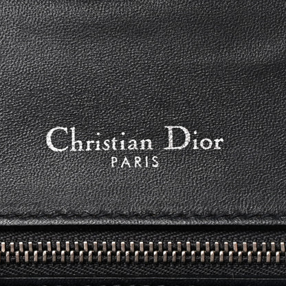 Christian Dior Metallic Patent Micro-Cannage Medium Diorama Flap Bag Silver 6 of 10