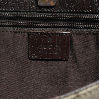 Gucci GG Plus Monogram Small Vertical Tote Dark Brown 6 of 7