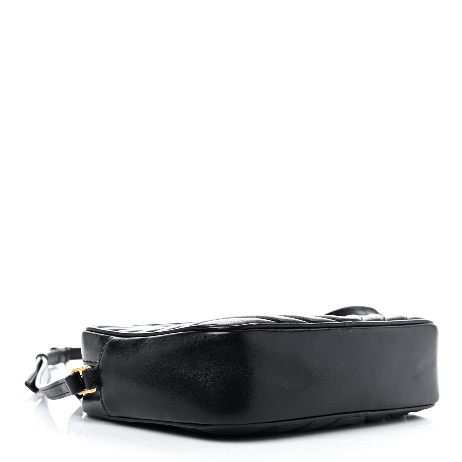 Saint Laurent Calfskin Matelasse Monogram Lou Camera Bag Black 4 of 14