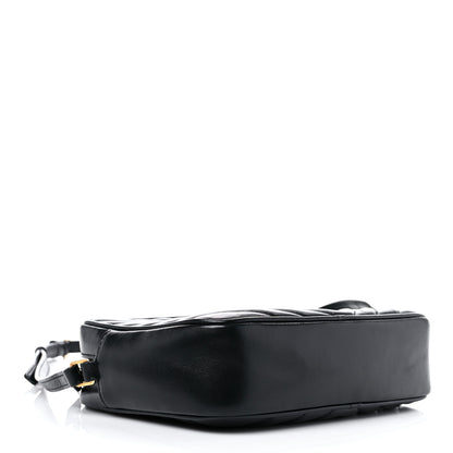 Saint Laurent Calfskin Matelasse Monogram Lou Camera Bag Black 4 of 14