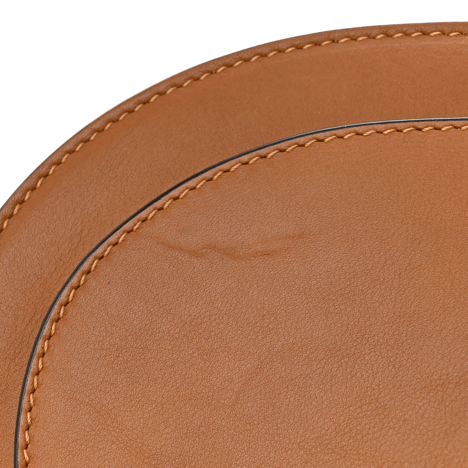 Chloe Calfskin Suede Medium Nile Bracelet Bag Caramel 12 of 12