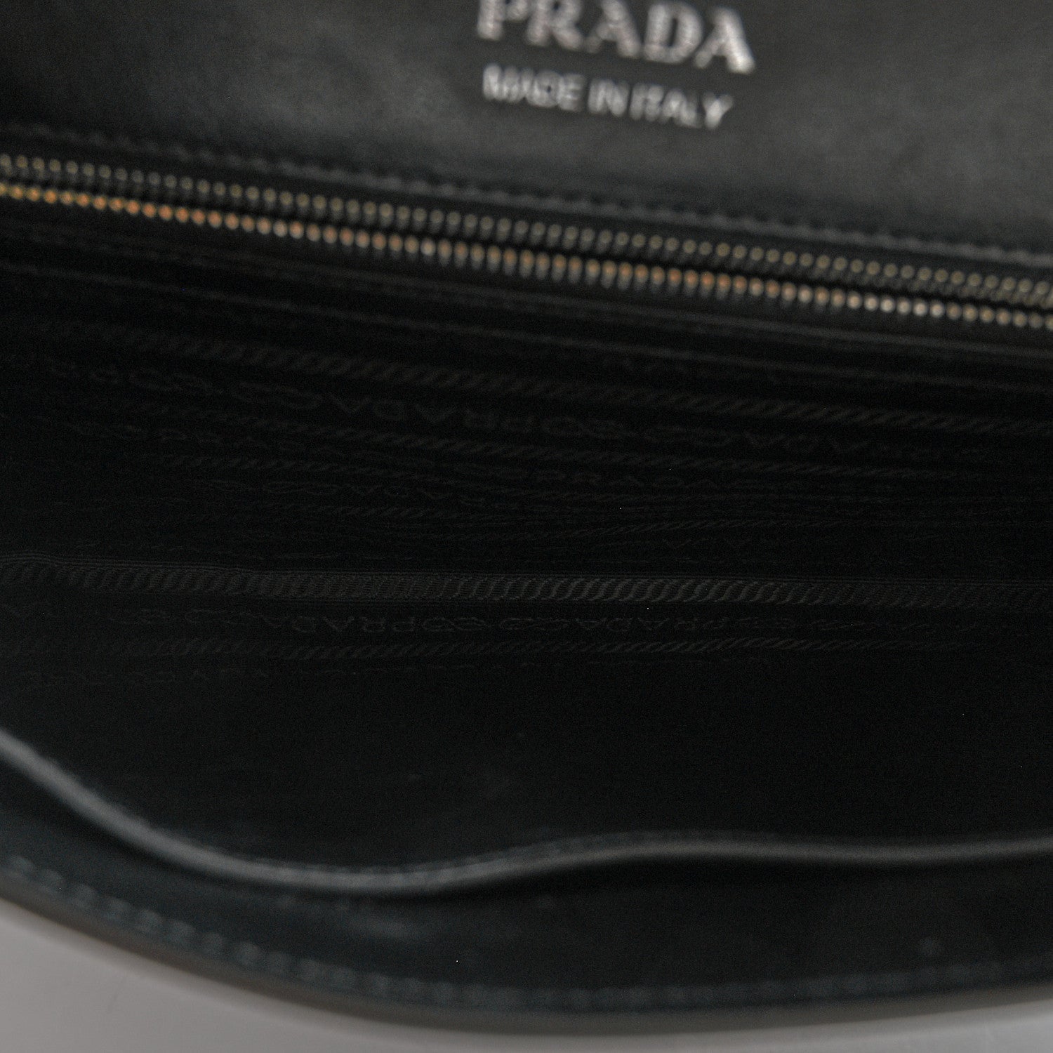 Prada City Calfskin Ribbon Bag Black 5 of 11