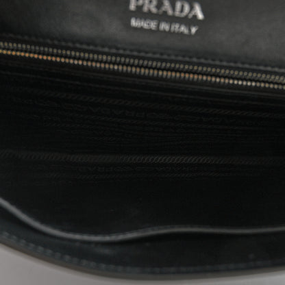 Prada City Calfskin Ribbon Bag Black 5 of 11