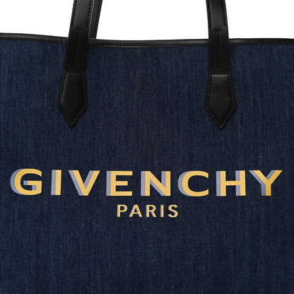 Givenchy Denim Medium Logo Bond Shopper Tote Blue 7 of 9