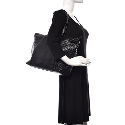 Bottega Veneta Nappa Intrecciato Tote Bag Black 2 of 9