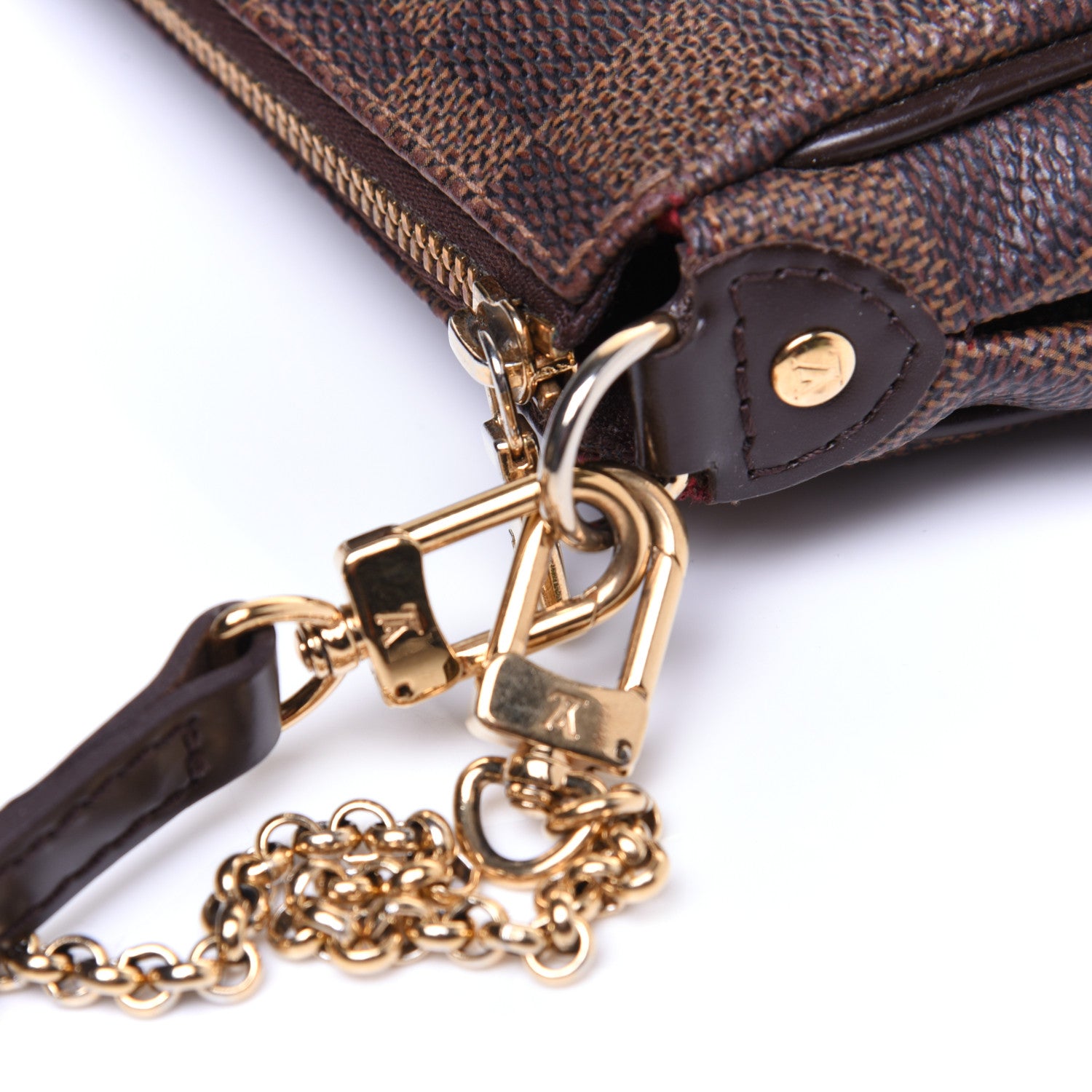 Louis Vuitton Damier Ebene Eva Clutch 11 of 12