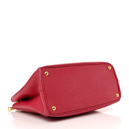 Prada Saffiano Medium Galleria Double Zip Tote Peonia 4 of 18
