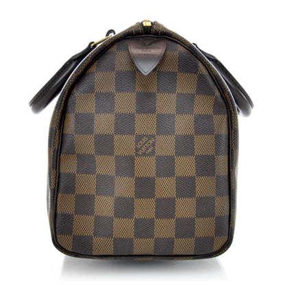 Louis Vuitton Damier Ebene Speedy 25 6 of 9