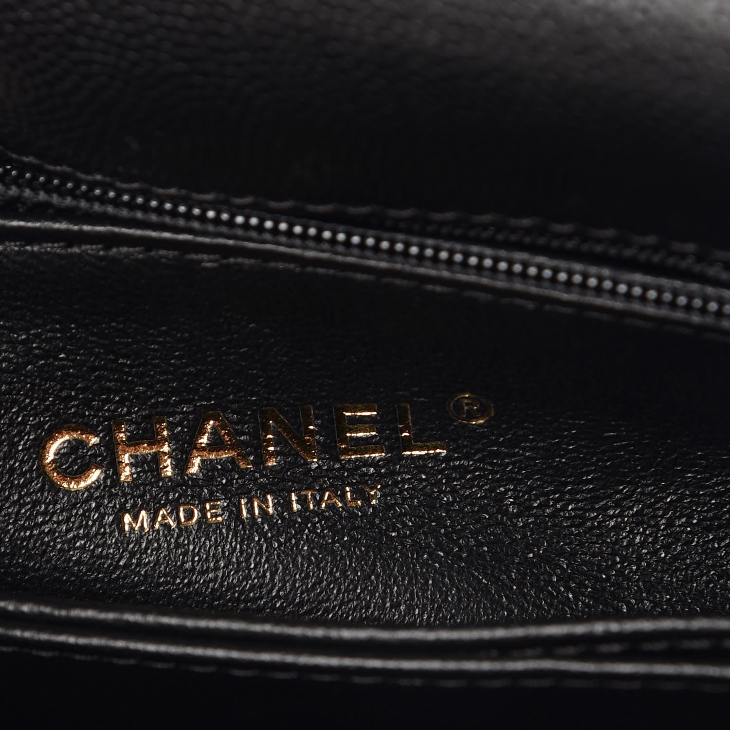 Chanel Caviar Lizard Quilted Mini Coco Handle Flap Black 6 of 8