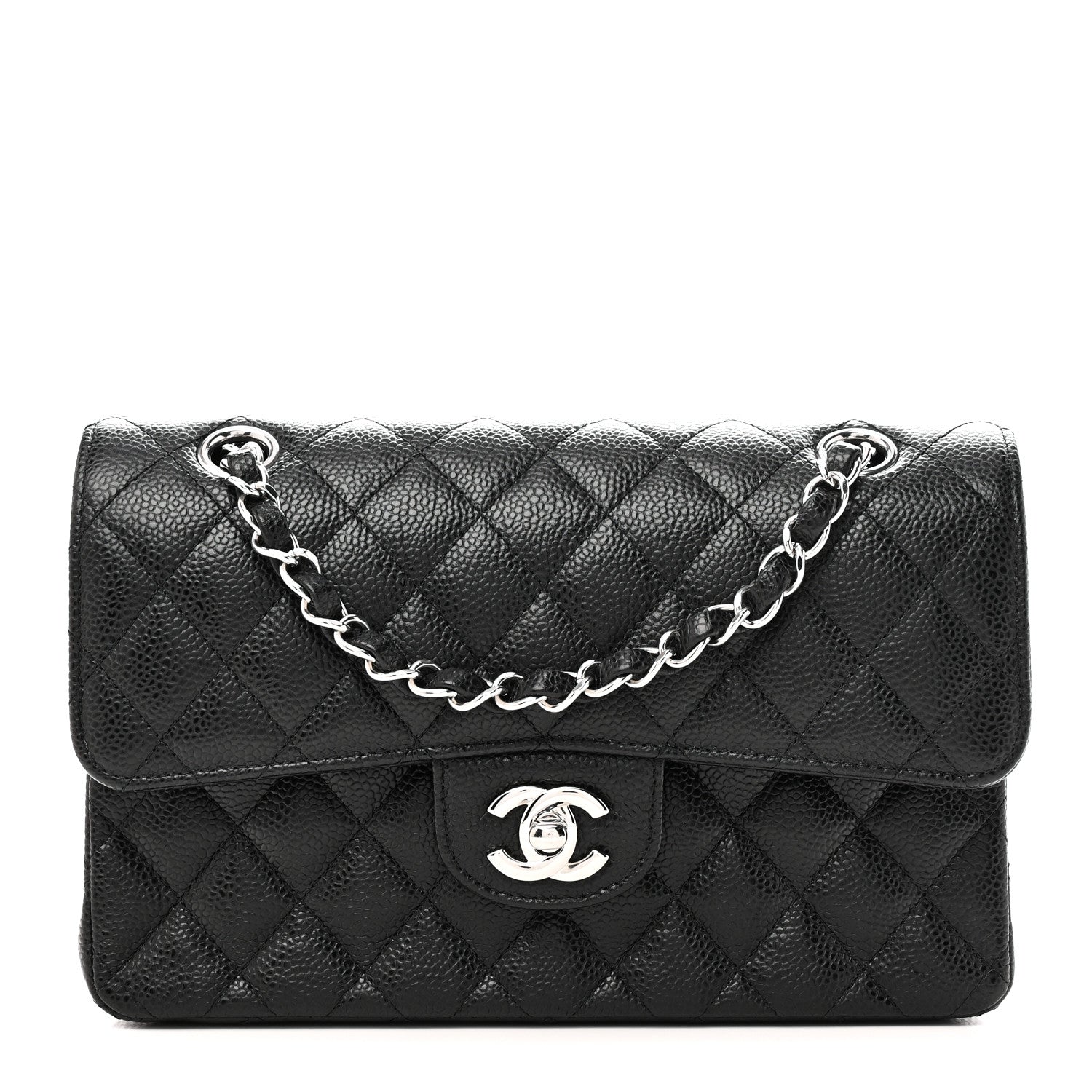 Chanel Caviar Quilted Small Double Flap Black 1 of 11